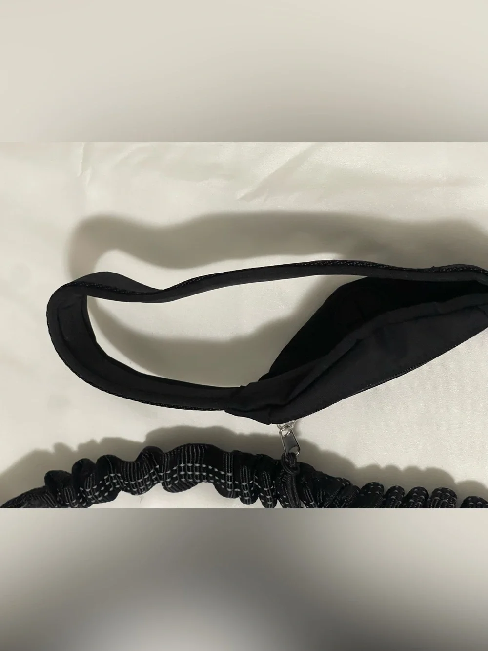 MIDOG Black Hands-Free Bungee Dog Leash with Pouch NWOT